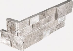 Silver Travertine Corner